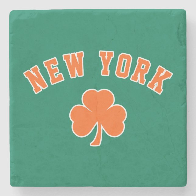 Porta-copo De Pedra Irlandeses de Nova York (Frente)