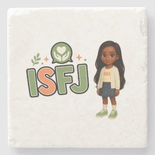 Porta-copo De Pedra ISFJ — A Guardiã da Harmonia