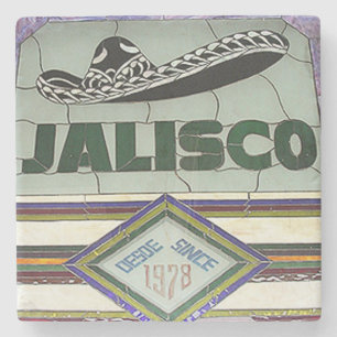 Porta-copo De Pedra Jalisco, Coaster. de pedra de mármore de Buckhead