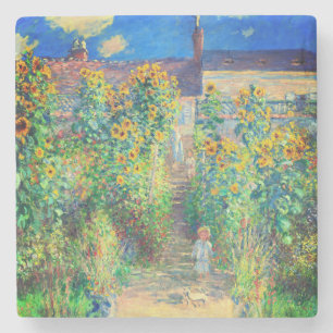Porta-copo De Pedra Jardim da Flor Monet