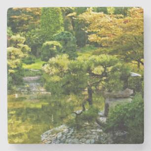 Porta-copo De Pedra Jardim Japonês - Estética Tradicional