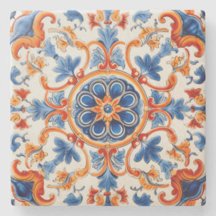 Porta-copo De Pedra Jardim Mediterrâneo