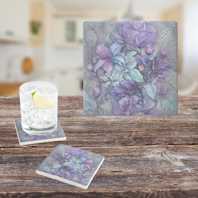 Porta-copo De Pedra Jardim Periwinkle (Criador carregado)