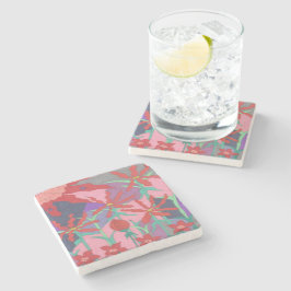 Porta-copo De Pedra Jardins de Verão à Noite