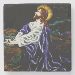 Porta-copo De Pedra Jesus no jardim de Gethsemane