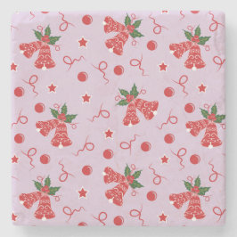 Porta-copo De Pedra Jingle Bells