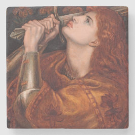 Porta-copo De Pedra Joan of Arc (Retrait) (por Dante Gabriel Rossetti)