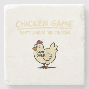 Porta-copo De Pedra Jogo de Frango Não Olhe Para o Frango Frango Diver