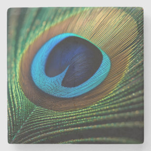 Porta-copo De Pedra Joia de Peacock