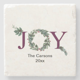 Porta-copo De Pedra Joy for the holidays ornament 