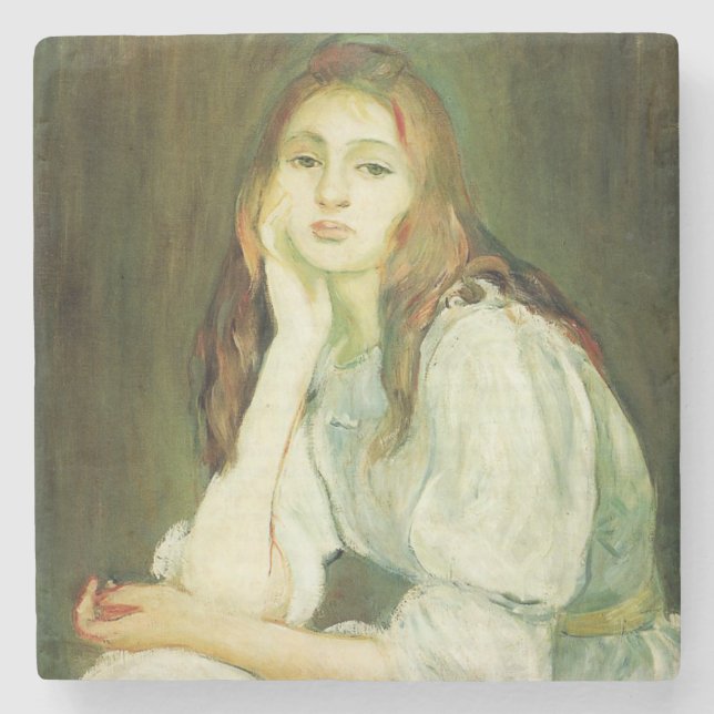 Porta-copo De Pedra Julie Daydreaming (Jovem Linda) (Frente)