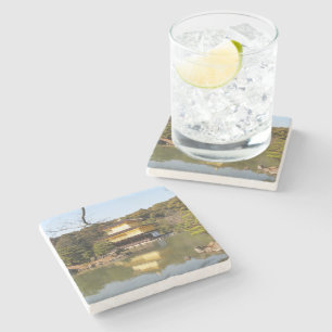 Porta-copo De Pedra Kinkaku-ji 金 閣 寺 Templo do Pavilhão do Ouro