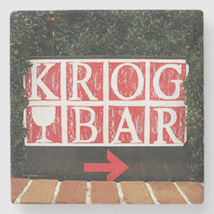 Porta-copo De Pedra Kirkwood, bar de Krog, Coaster. de mármore de