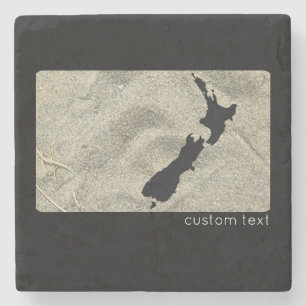 PORTA-COPO DE PEDRA KIWI NEW ZEALAND BEACH BLACK NZ KIWIANA