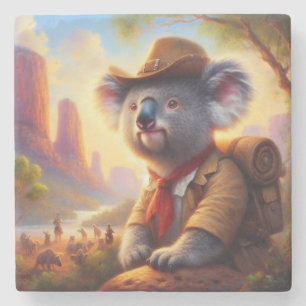 Porta-copo De Pedra Koala Explorer