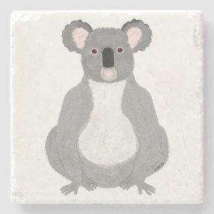 Porta-copo De Pedra Koala Stone Porta copos