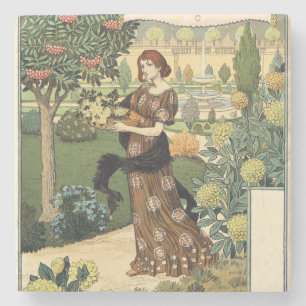 Porta-copo De Pedra La Belle Jardiniere - setembro - Eugene Grasset