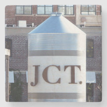 Lado oeste, JCT, portas copos de mármore de