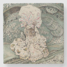 Lady Mouse em um Boné Mob (por Beatrix Potter)