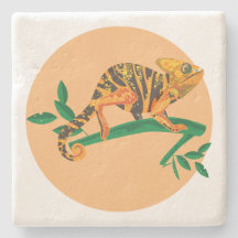 Lagarto 3 Stone Coaster