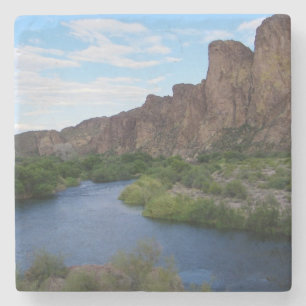 Porta-copo De Pedra Lago cénico do saguaro