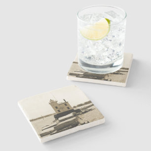 Porta-copo De Pedra Lago Erie Lighthouse