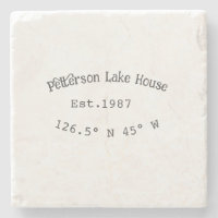 Lago House ets. Data ano em que as coordenadas per