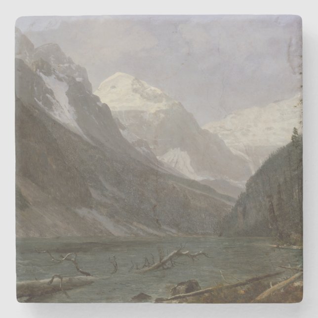 Porta-copo De Pedra Lago Rockies, em Louise, no Canadá | Albert Bierst (Frente)