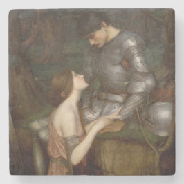 Porta-copo De Pedra Lamia e o Soldier (por John William Waterhouse)