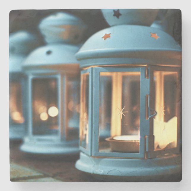 Porta-copo De Pedra Lâmpadas, Lanternas e Velas (Frente)