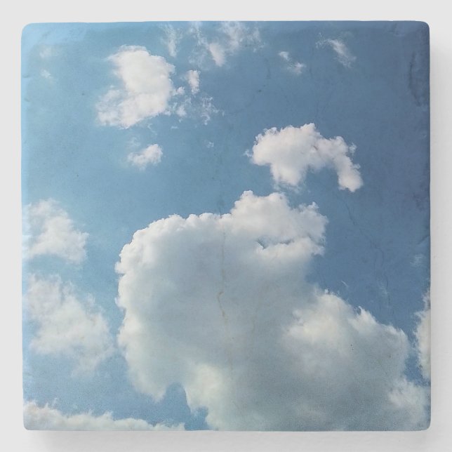 Porta-copo De Pedra large cloud (Frente)