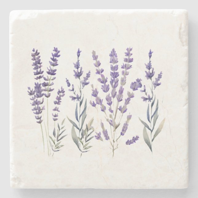 Porta-copo De Pedra Lavanda francês (Frente)