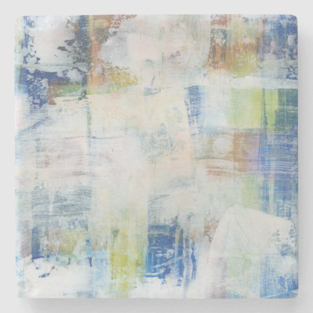 Porta-copo De Pedra Lave branca III (Frente)