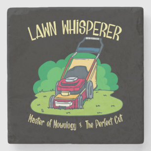 Porta-copo De Pedra Lawn Mower - Lawn Whisperer