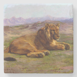 Porta-copo De Pedra Leão selvagem no Masai Mara