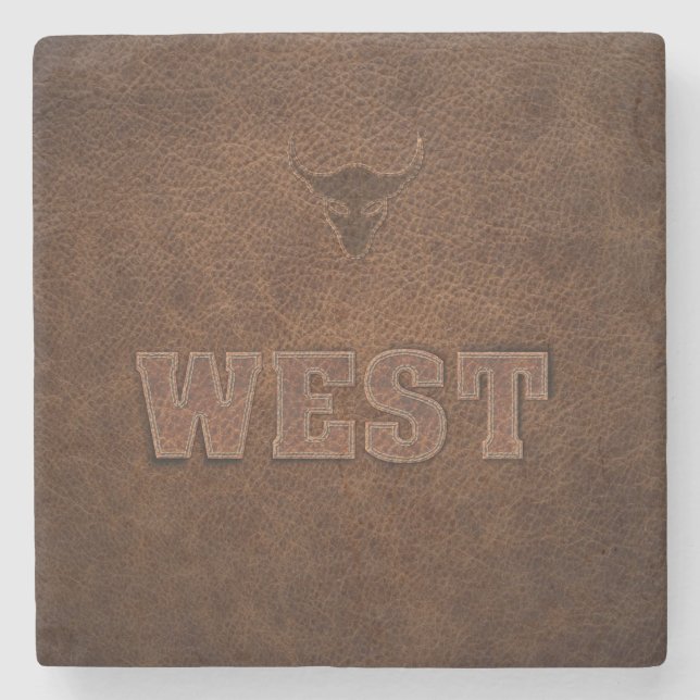 Porta-copo De Pedra Legal texto ocidental - Personalize-o (Frente)