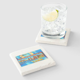 Porta-copo De Pedra Lembrança das viagens vintage de Hartford