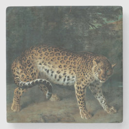 Porta-copo De Pedra Leoparda (por Jean-Baptiste Oudry)