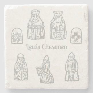 Porta-copo De Pedra Lewis Chessmen in the Frontline