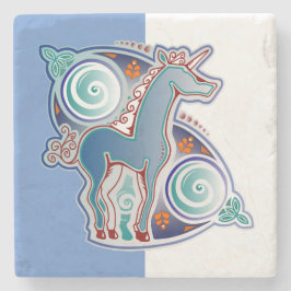 Porta-copo De Pedra Licorne celtique