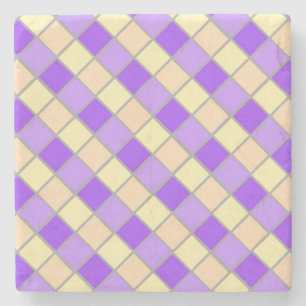Porta-copo De Pedra Lilac e Peach