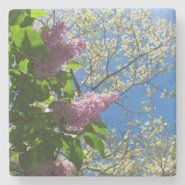 Porta-copo De Pedra Lilacs e Cherry Blossoms - Martha's Vineyard