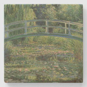 Porta-copo De Pedra Lily Pond, Painting Oil Landscape, Monet