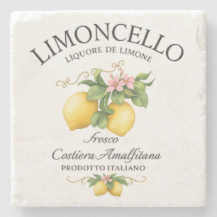 Porta-copo De Pedra Limoncello Itália Costa Amalfi