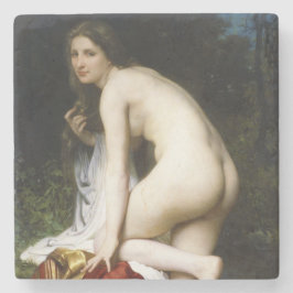 Porta-copo De Pedra Linda mulher Bather (de Bouguereau)