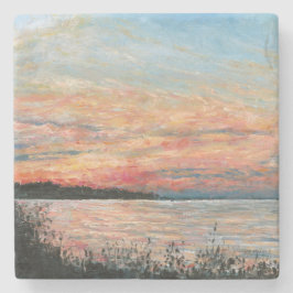 Porta-copo De Pedra Linha do Mar Negro