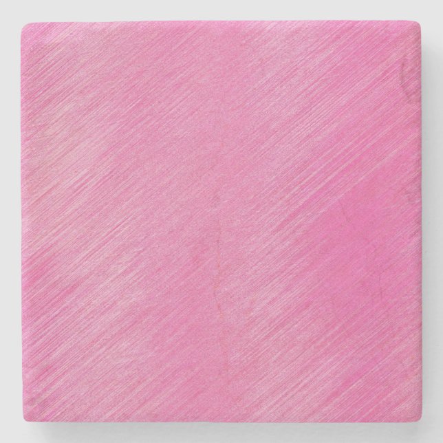 Porta-copo De Pedra Linhas Rosa (Frente)