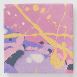 Porta-copo De Pedra Líquido Molten Bonito e Colorido