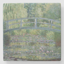 Porta-copo De Pedra Lírios e passadeira japonesa