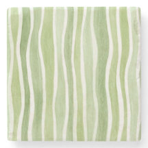 Listras Onduladas de Creme Verde Limão